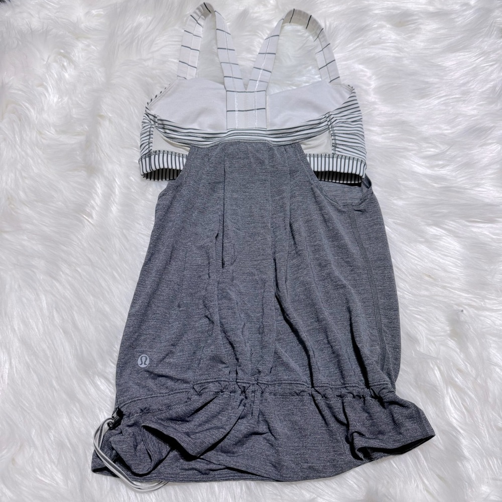 Lululemon grey tank size 4